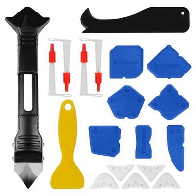 for 23-Piece Caulking Tool Kit, 3-in-1 Grout Removal Tool, Caulk Finishing To...
