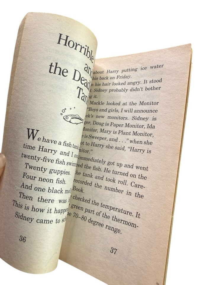 VTG 1992 Horrible Harry and the Ant Invasion Suzy Kline Scholastic ...