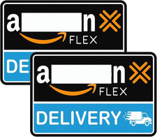 Car Magnets Flex Driver,2Pcs Heavy Duty Reflective Flex Delivery Driver Car Sign