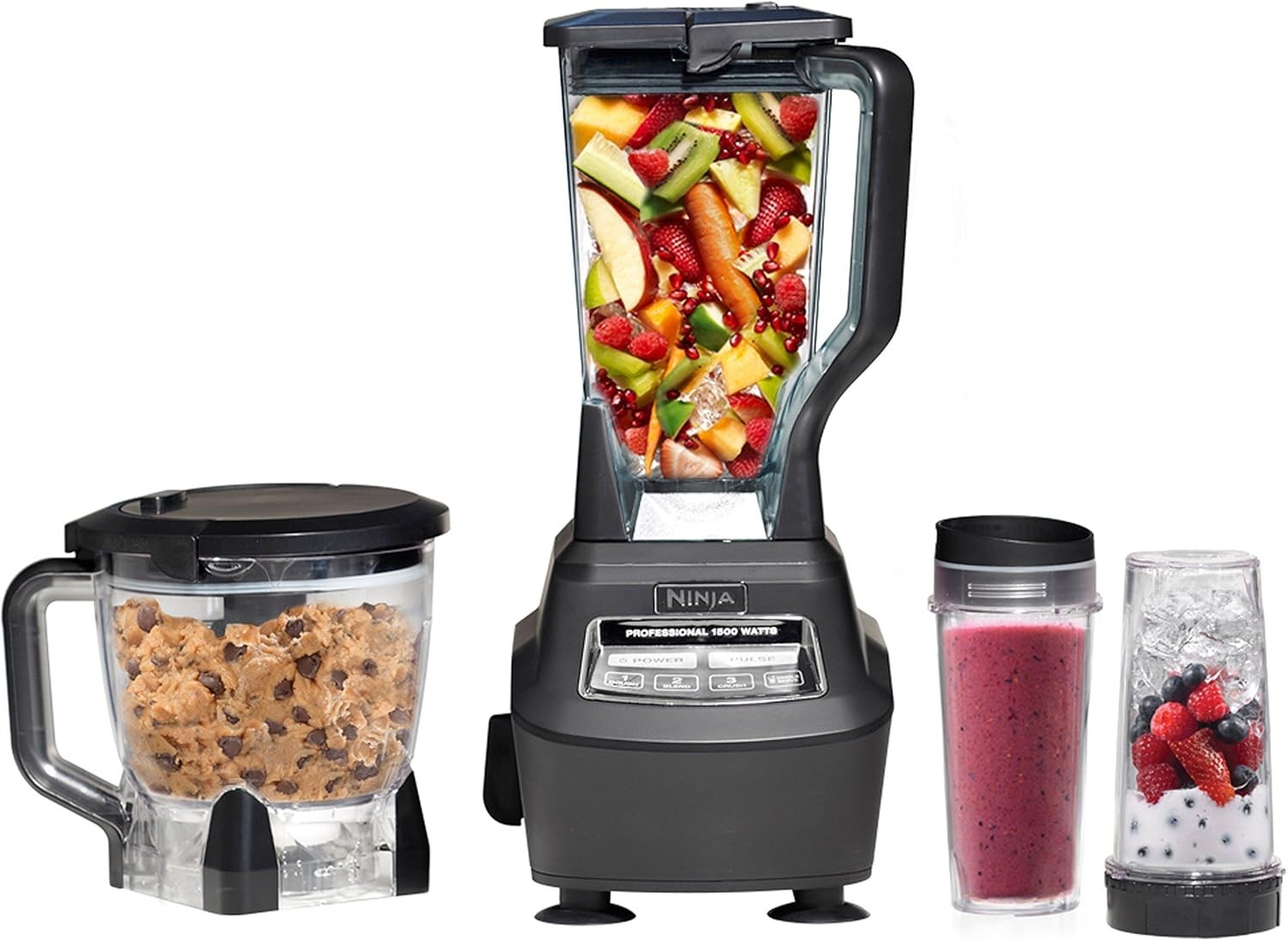 Ninja Mega Kitchen System, 1500W, 72 oz. Full-Size Blender & 8-Cup Food Processo