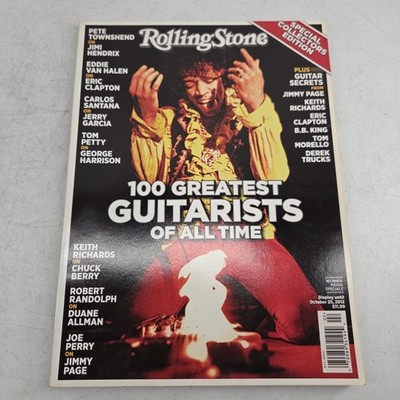 Rolling Stone Magazine 100 Greatest Guitarists Of All Time Jimi Hendrix Santana