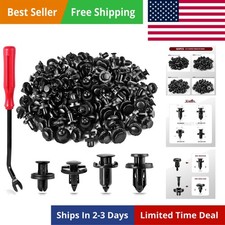 121pcs Plastic Rivets Clips 7mm 8mm 9mm 10mm Compatible with Subaru Bumper Fe...