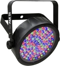 CHAUVET DJ SlimPAR 56 LED PAR Can Wash Light Built-In Sound Activated Modes, Blk