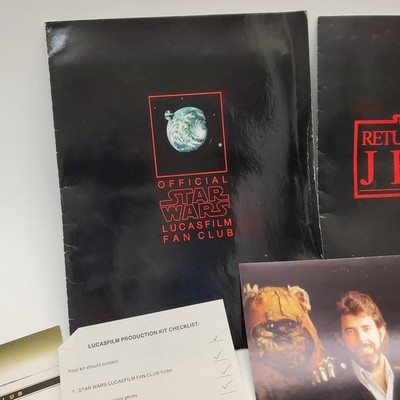 Official Star Wars Lucasfilm Fan Club Kit w/ Bantha Tracks Issues