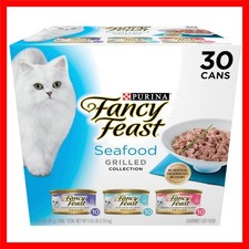 Purina Grilled Wet Cat Food Seafood Collection in Wet Cat Food Variety Pack -...