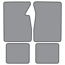 Floor Mats For 57-58 Cadillac Deville 4dr Hardtop Fm32f Fm2r Loop 4pc