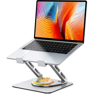 360° Rotating Laptop Stand, Height Adjustable, Ergonomic Laptop Holder, Desk,...