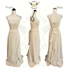 NWT Mori Lee 956 2-Piece Strapless Bridal Gown Women's Sz 10 Sand Wedding Formal