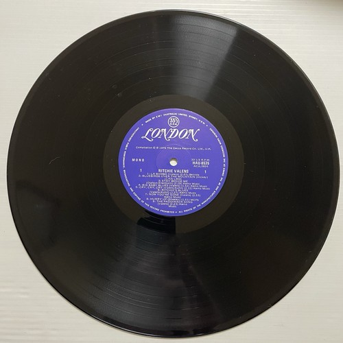 Ritchie Valens Vinyl Record 12” 33 RPM HAU-8535 London Records 1979 Mono - Picture 9 of 24
