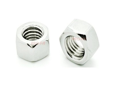 Pro-Fill Inc Electro Plated Hex Nut Used To Assemble Screws In The Machines
