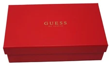 NEW Guess Logo Red Empty Gift Box for Wallet, Clutch Bag 7.2" x4.2" x 2.2"
