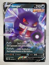 Pokemon TCG Gengar V 156/264 Fusion Strike Ultra Rare NM