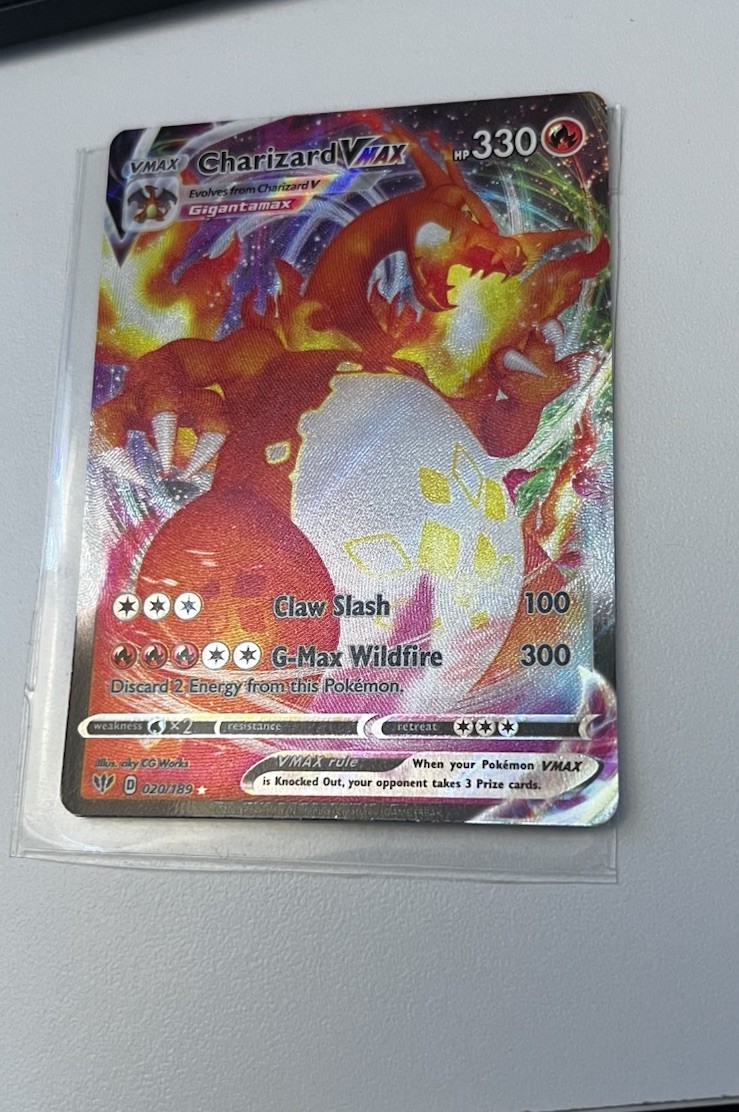 Charizard VMAX 020/189SWSH03: Darkness Ablaze Mint Condition