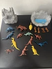 VTG 1971 Marx Prehistoric Play Set #3398 Parts Good Condition