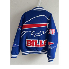 Chalk Line Buffalo Bills NFL Varsity Jacket B...