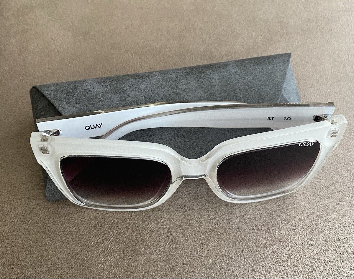 Quay Australia ICY Sunglasses Quay Icy 52mm Gradient Square Sunglasses | Mercari main image 3