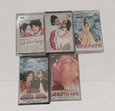 Hindi Indian Lot Of 5 Audio Cassettes