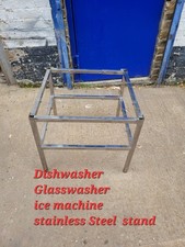 ADJUSTABLE Stainless Steel-MULTI FIT DISH-WASHER GLASS-WASH ICE-MACHINE STAND  