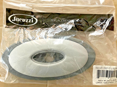 Oval Pillow Insert & Back Mount for Jacuzzi J-300 Series year 2004+ Headrest