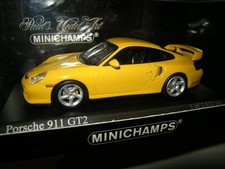 1:43 Minichamps Porsche 911 GT2 Typ 996 Speed giallo/giallo in confezione originale edizione limitata