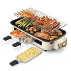 Electric Indoor Grill,2 in 1 Indoor Grills for Kitchen with small Beige-01
