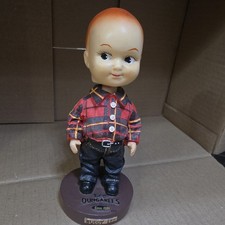 BUDDY LEE JEANS Bobble Head DOLL Advertising Dungarees Since 1889 CAN T BUST EM