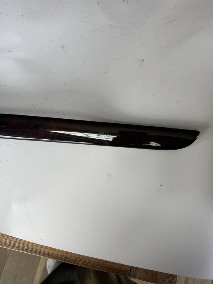 02-08 Audi A4 Derecha Frontal Madera Panel Tapicería Tuerca Árbol Marrón 8E0 867 410 C Moldura Foto 3 de 4