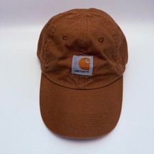 Carhartt Cap Hat Brown Canvas Adjustable Youth Baseball