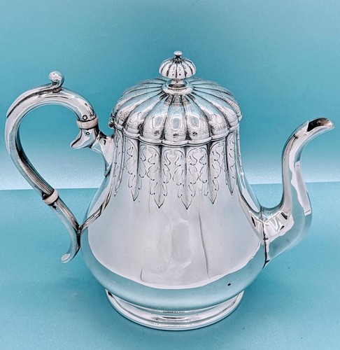 Victorian Aesthetic Silver Plate 3 Pc Tea Set Coffee Pot Sugar Cream Pitcher - Bild 12 von 17