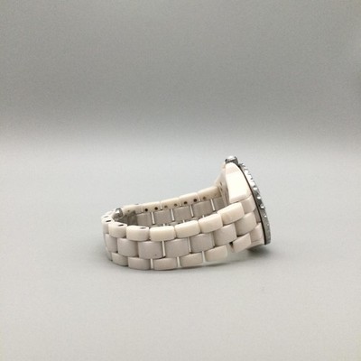 Isaac Mizrahi Live Womens Watch 34mm MOP Dial Ceramic Bracelet New