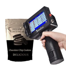 Handheld inkjet printer production date barcode label batch number codingmachine