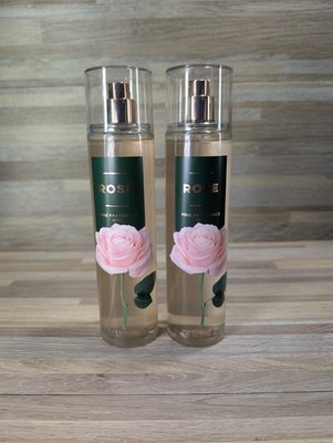 2 Rose Bottles BATH & BODY WORKS FINE FRAGRANCE MIST SPRAY 8 oz each  Rose 
