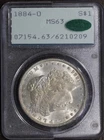 1884-O (MS63 CAC) Morgan Silver Dollar $1 PCGS Rattler - Lightly Toned