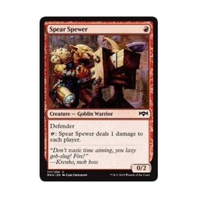 WotC MtG Ravnica Allegiance Spear Spewer (C) (Foil) NM