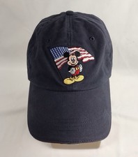 DISNEY Mickey Mouse Embroidered Baseball Cap Hat Charcoal Gray Adult