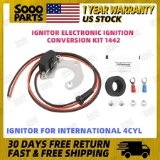 Ignition Points-to-Electronic Kit 1442; Ignitor For International 4 Cyl
