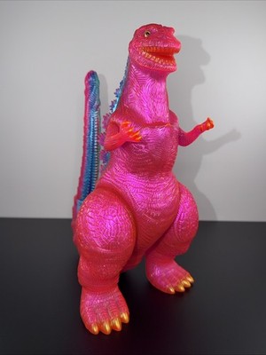 MARUSAN 10” SHIN GODZILLA NEON PINK INTERNAL SILVER PAINT Japan