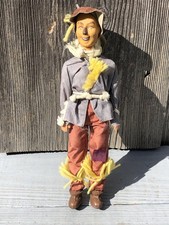 1981 Vintage WIZARD OF OZ 11  Scarecrow Scare Crow Doll Action figure W Clothes