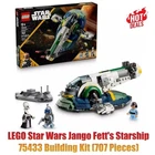 LEGO Star Wars Jango Fett's Starship 75433 Building Kit (707 Pieces)
