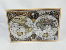 FX SCHMID 3000 Piece Jigsaw Puzzle D-83209 98611.0 Antique Worldmap German Made