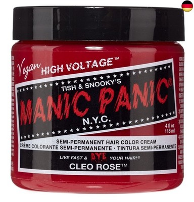 Manic Panic Cleo Rose Semi-permanente Haarfarbe, 113,4 ml, Rot