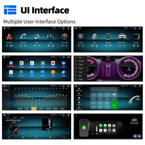 Apple Carplay 6+128GB Android 13 Car Stereo GPS For Mercedes Benz C W204 2007-10 - Bild 15 von 18