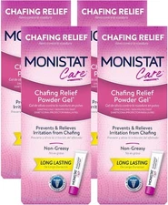 Monistat Chafing Relief Powder Gel, Anti-Chafe Protection, Fragrance Free Chafin