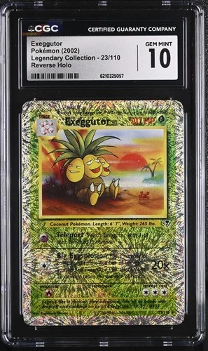 CGC 10 Exeggutor 23/110 Legendary (Collection) Reverse Holo Pokemon Card
