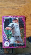 2021 BASEBALL PANNI PRIZM DRAFT PICKS PINK VELOCITY PRIZM RC JORDAN WICKS