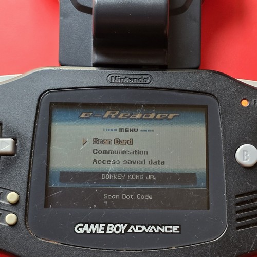 Card E-Reader Nintendo Game Boy Advance Authentic GBA Accessory AGB-014 U.S. Ver - Picture 10 of 10