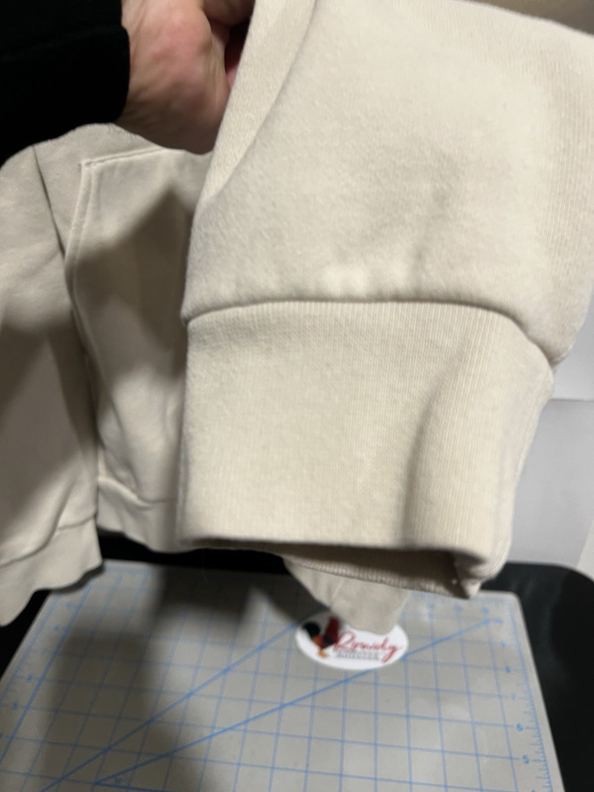 FLEET FOXES - Cursive Embroidered Pullover Hoodie… - image 5