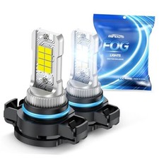/5201 LED Fog Light Bulbs, 100 Successful Installation, 10000 5202 White