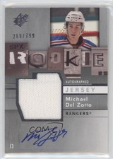 2009-10 SPx Rookie Auto Jersey 269/799 Michael Del Zotto #170 Auto x6g