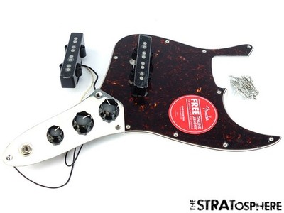 Fender Squier 60s Class Vibe Jazz Bass LOADED PICKGUARD Bass Guitar Tortoise.